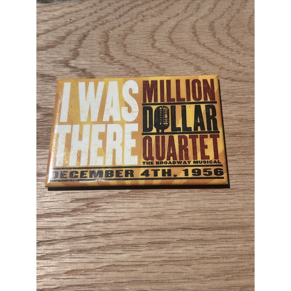 MILLION DOLLAR QUARTET Broadway Musical MAGNET Official 2010 Merch